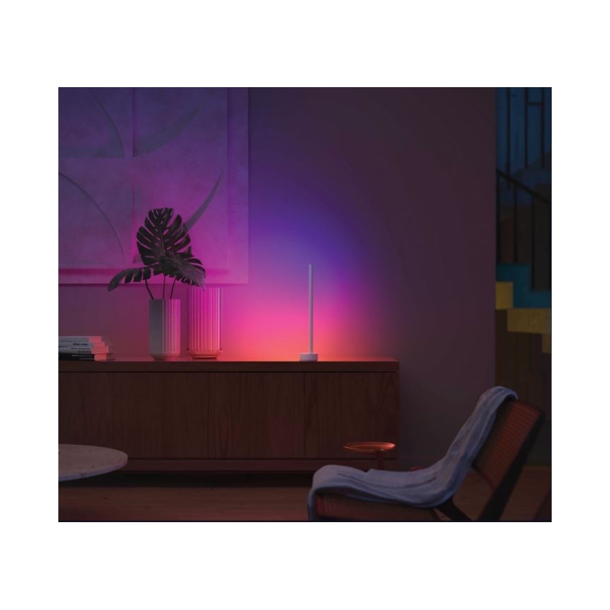 Philips - LED RGB Stmívatelná stolní lampa Hue SIGNE LED/12W/230V 2000-6500K bílá