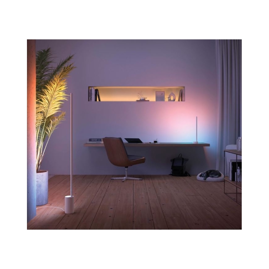 Philips - LED RGB Stmívatelná stolní lampa Hue SIGNE LED/12W/230V 2000-6500K bílá
