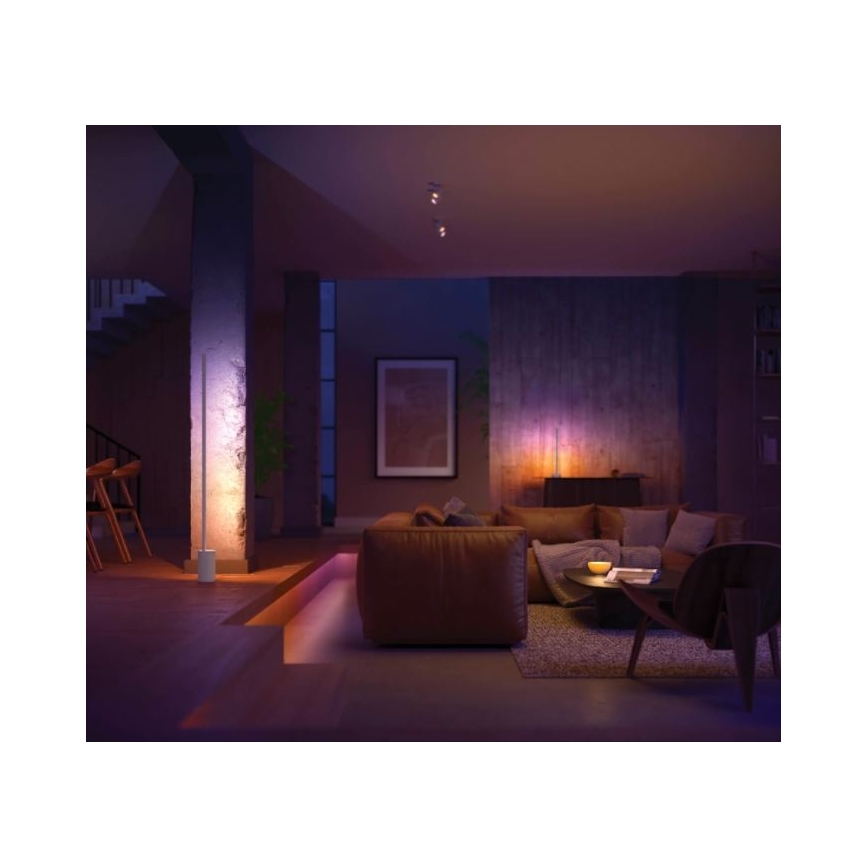 Philips - LED RGB Stmívatelná stolní lampa Hue SIGNE LED/12W/230V 2000-6500K bílá