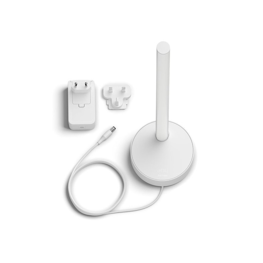 Philips - LED RGB Stmívatelná stolní lampa Hue SIGNE LED/12W/230V 2000-6500K bílá