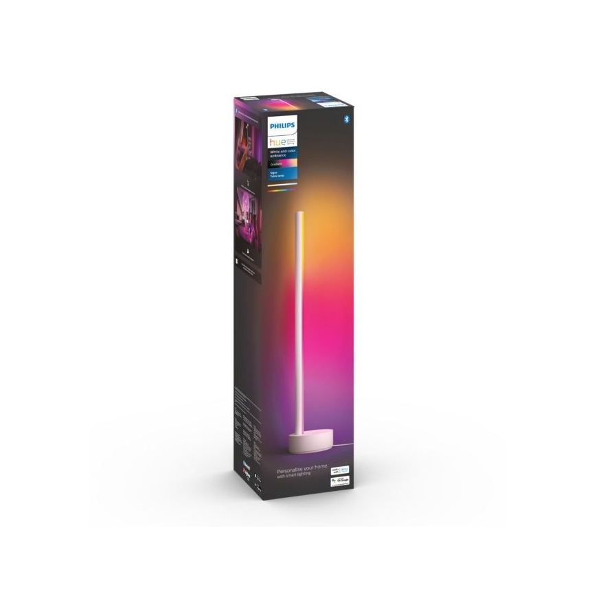 Philips - LED RGB Stmívatelná stolní lampa Hue SIGNE LED/12W/230V 2000-6500K bílá