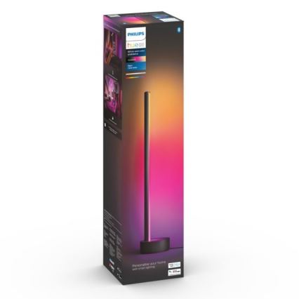 Philips - LED RGB Stmívatelná stolní lampa Hue SIGNE LED/12W/230V 2000-6500K černá