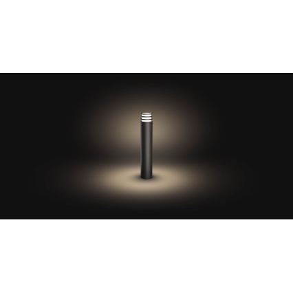 Philips - LED RGB Stmívatelná venkovní lampa Hue LUCCA 1xE27/8,1W/230V 77 cm 1000-20000K IP44