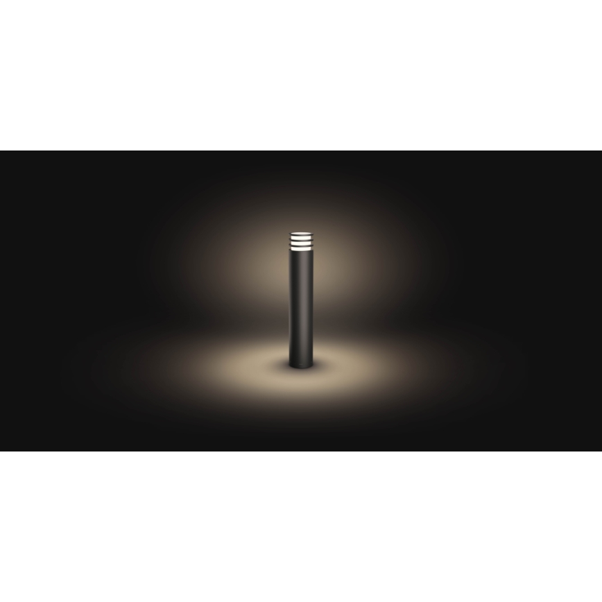 Philips - LED RGB Stmívatelná venkovní lampa Hue LUCCA 1xE27/8,1W/230V 77 cm 1000-20000K IP44