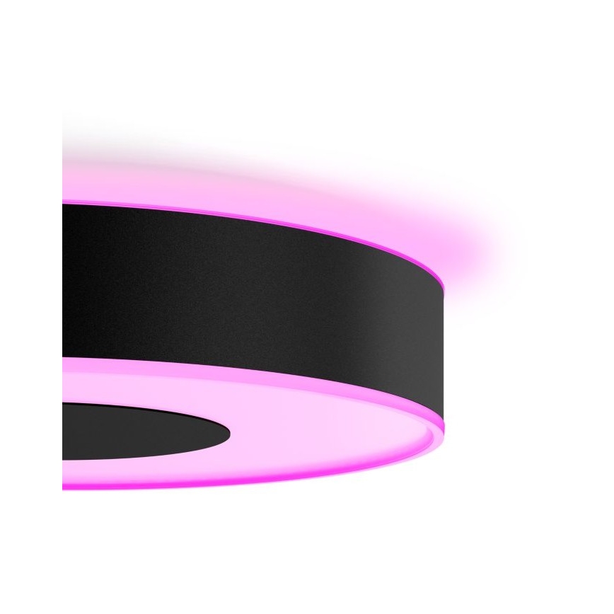 Philips - LED RGB Stmívatelné stropní svítidlo Hue INFUSE LED/33,5W/230V 2000-6500K pr. 381 mm černá