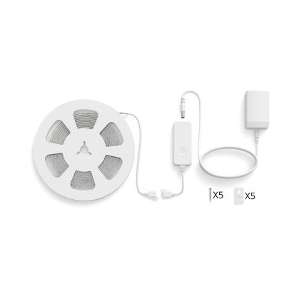 Philips -LED RGB Stmívatelný pásek SMART STRIP 15m LED/20W/230V 2200-6500K Wi-Fi