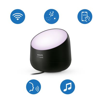 Philips - LED RGB+TW Stmívatelná stolní lampa SMART LED/9W/230V 2200-6500K Wi-Fi