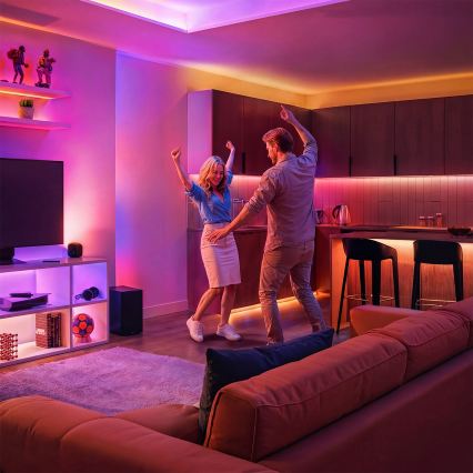 Philips - LED RGBIC Stmívatatelný pásek SMART STRIP 10m LED/43W/230V 2700-6500K Wi-Fi