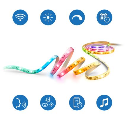 Philips - LED RGBIC Stmívatatelný pásek SMART STRIP 10m LED/43W/230V 2700-6500K Wi-Fi