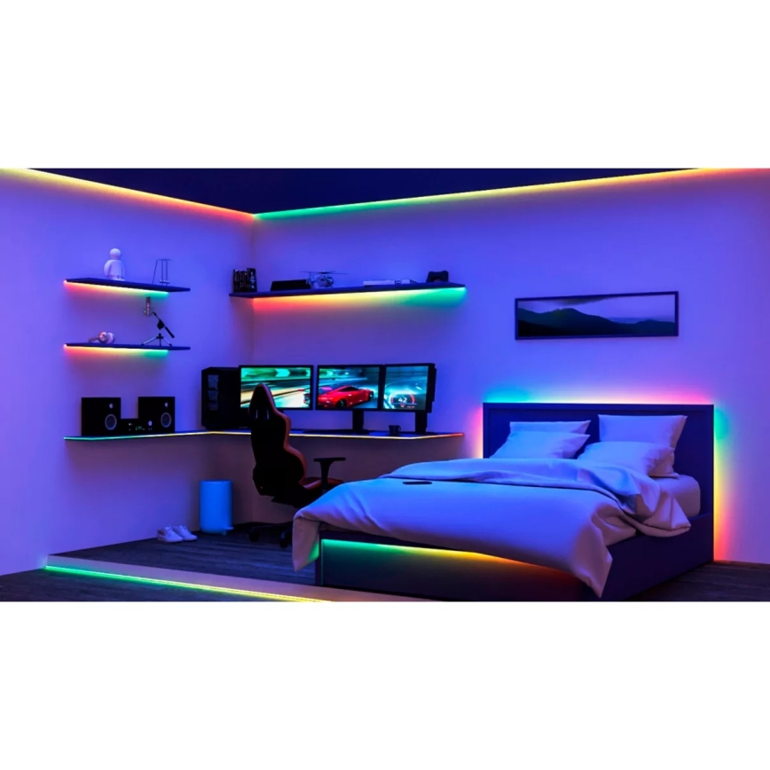 Philips - LED RGBIC Stmívatelný pásek SMART STRIP 2x5m LED/21W/230V 2700-6500K Wi-Fi