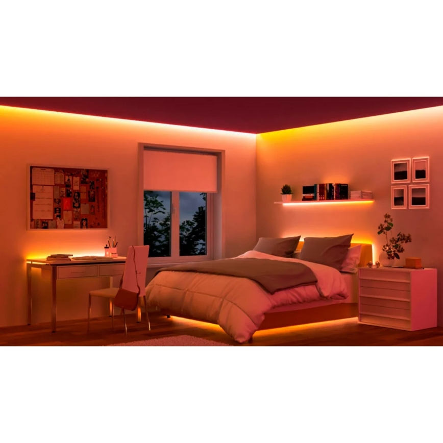Philips - LED RGBIC Stmívatelný pásek SMART STRIP 4m LED/12W/230V 2700-6500K Wi-Fi