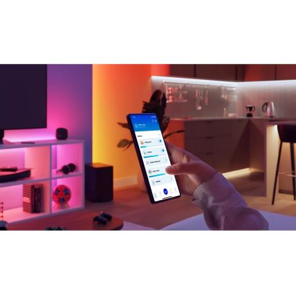 Philips - LED RGBIC Stmívatelný pásek SMART STRIP 4m LED/12W/230V 2700-6500K Wi-Fi