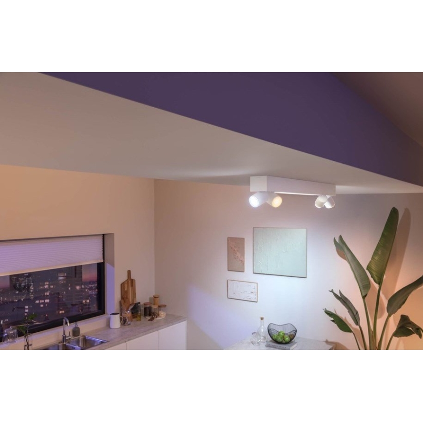 Philips - LED RGBW Stmívatelné bodové svítidlo Hue CENTRIS LED/40W/230V + 4xGU10/5,7W