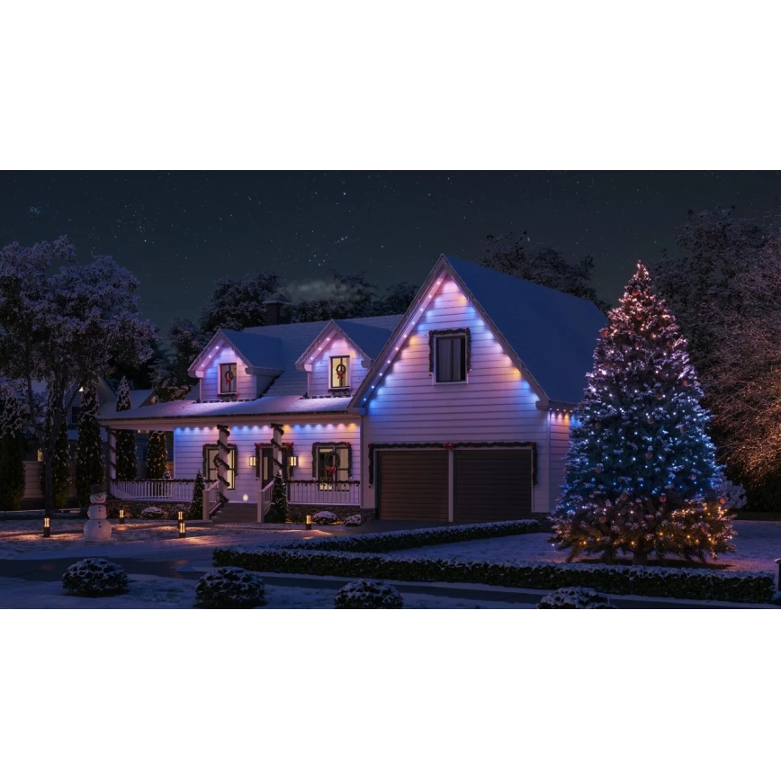 Philips - LED RGBW Prodlužovací stmívatelný venkovní řetěz Hue FESTAVIA 16xLED 9m 1000-20000K IP65