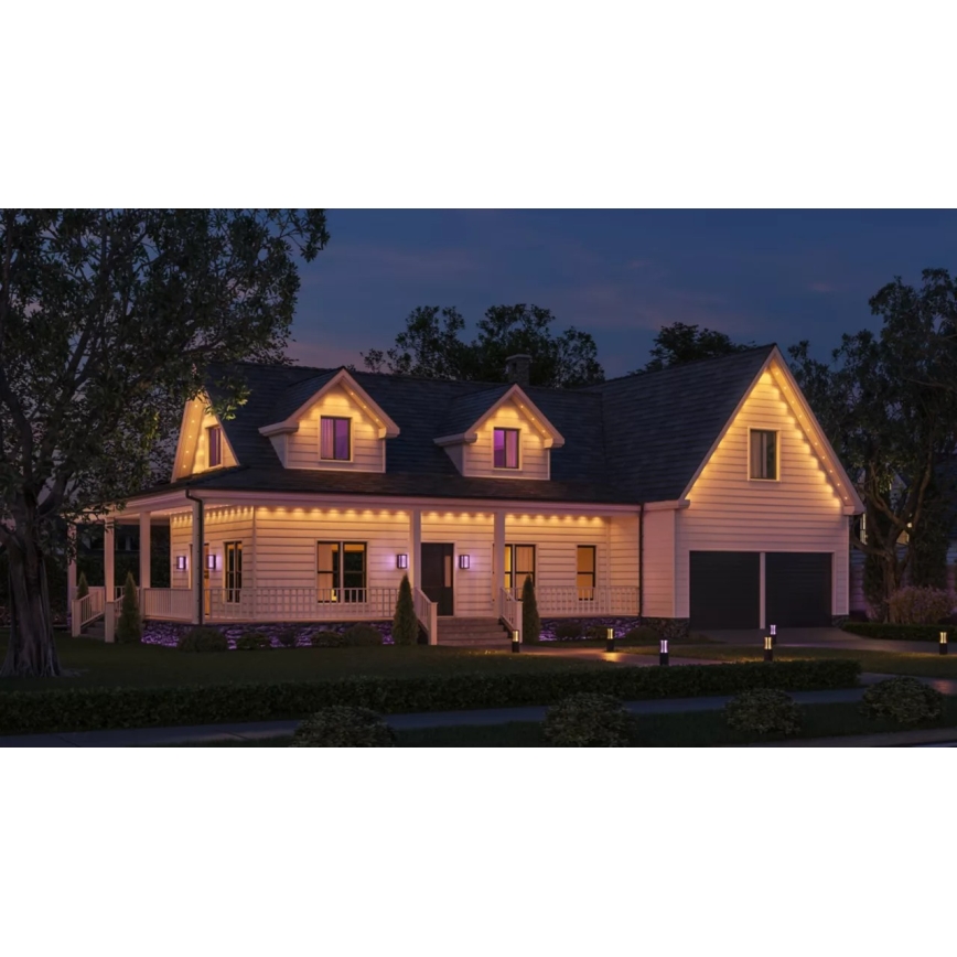Philips - LED RGBW Prodlužovací stmívatelný venkovní řetěz Hue FESTAVIA 16xLED 9m 1000-20000K IP65