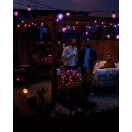 Philips - LED RGBW Prodlužovací stmívatelný venkovní řetěz Hue FESTAVIA 30xLED 21m IP65