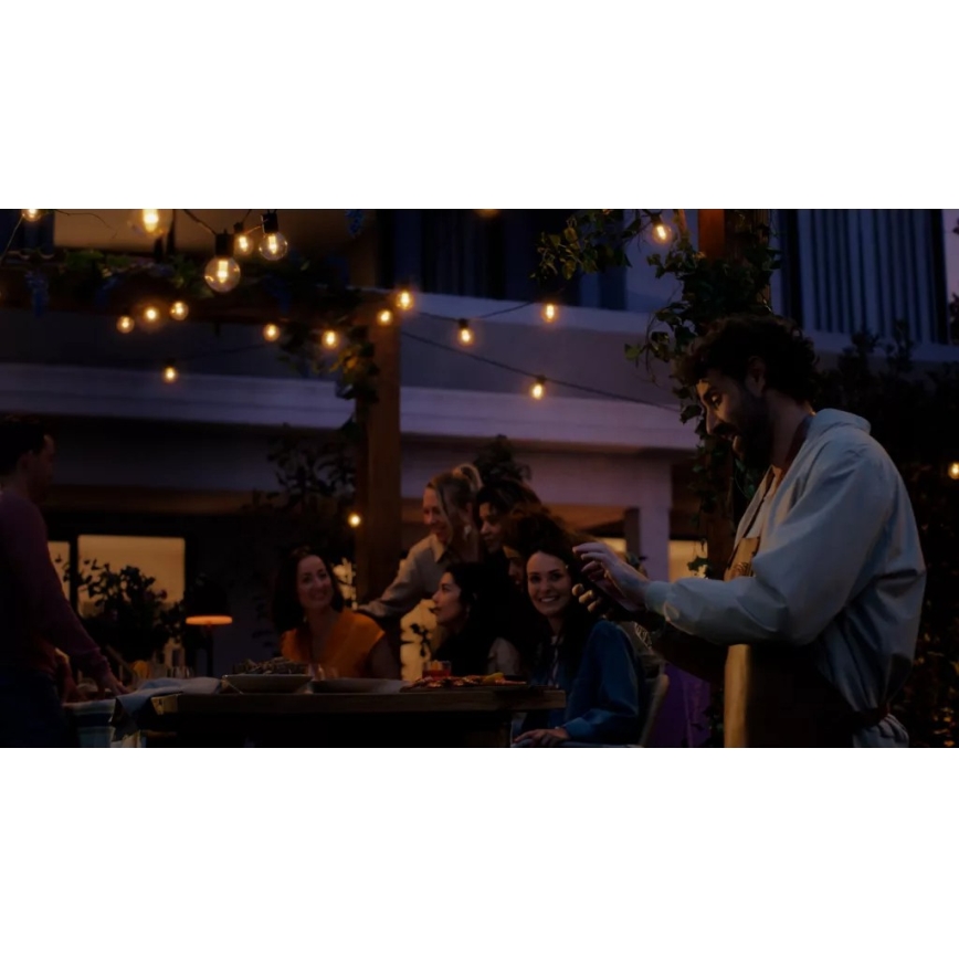 Philips - LED RGBW Prodlužovací stmívatelný venkovní řetěz Hue FESTAVIA 30xLED 21m IP65