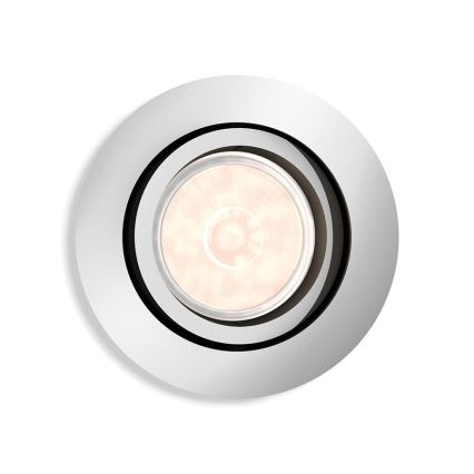 Philips - LED RGBW Stmívatelné podhledové svítidlo DONEGAL 1xGU10/4,8W/230V + dálkové ovládání