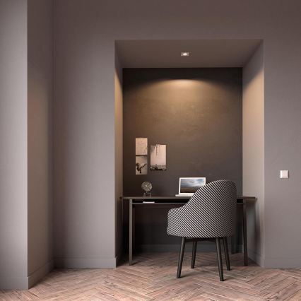 Philips - LED RGBW Stmívatelné podhledové svítidlo DONEGAL 1xGU10/4,8W/230V + dálkové ovládání