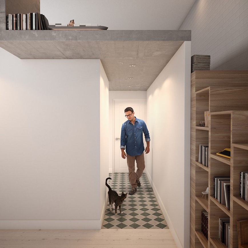 Philips - LED RGBW Stmívatelné podhledové svítidlo DONEGAL 3xGU10/4,8W/230V + dálkové ovládání