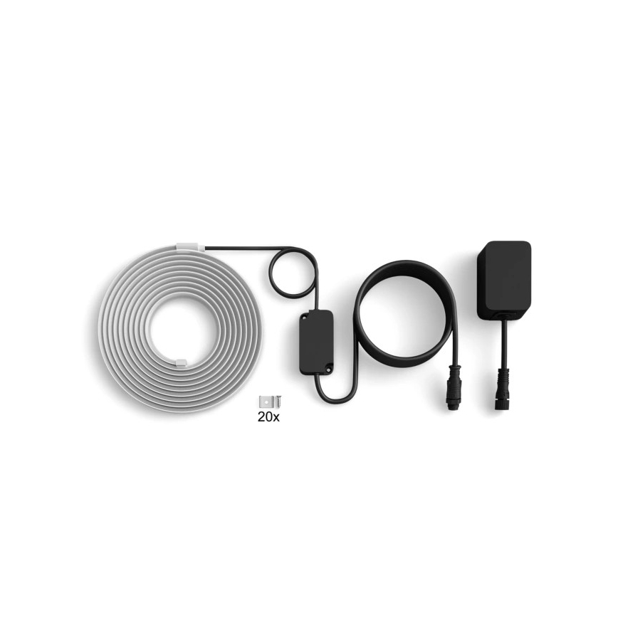 Philips - LED RGBW Stmívatelný venkovní pásek Hue FLUX 5m LED/30W/230V 2200-6500K IP67 + senzor pohybu