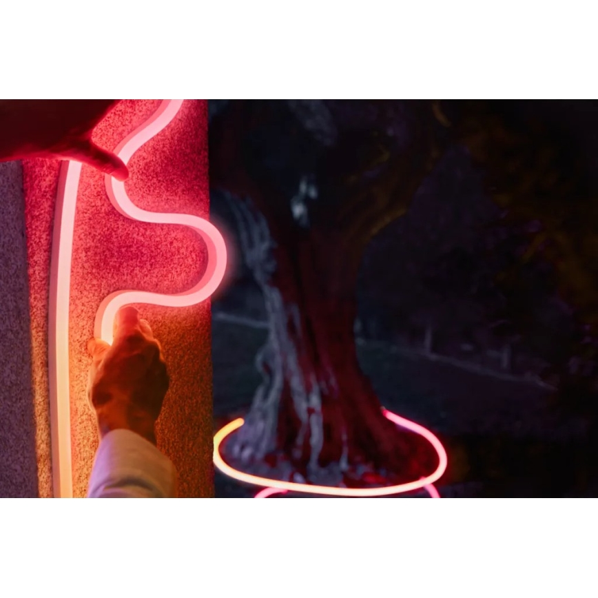 Philips - LED RGBW Stmívatelný venkovní pásek Hue NEON 10m LED/30W/230V 2200-6500K IP67