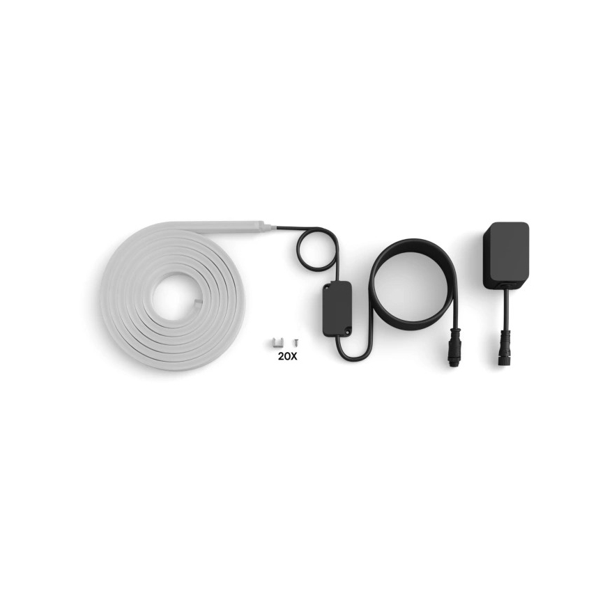 Philips - LED RGBW Stmívatelný venkovní pásek Hue NEON 5m LED/30W/230V 2200-6500K IP67 + senzor pohybu
