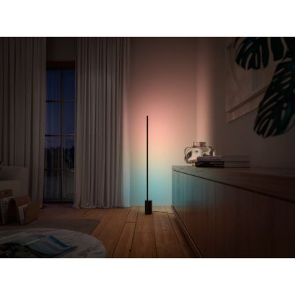 Philips - LED RGBW Stmívatelná stojací lampa Hue SIGNE LED/29W/230V 2000-6500K černá