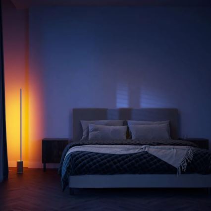 Philips - LED RGBW Stmívatelná stojací lampa Hue SIGNE LED/29W/230V 2000-6500K béžová