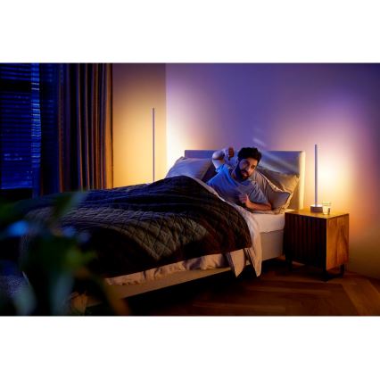 Philips - LED RGBW Stmívatelná stolní lampa Hue SIGNE LED/11,8W/230V 2000-6500K