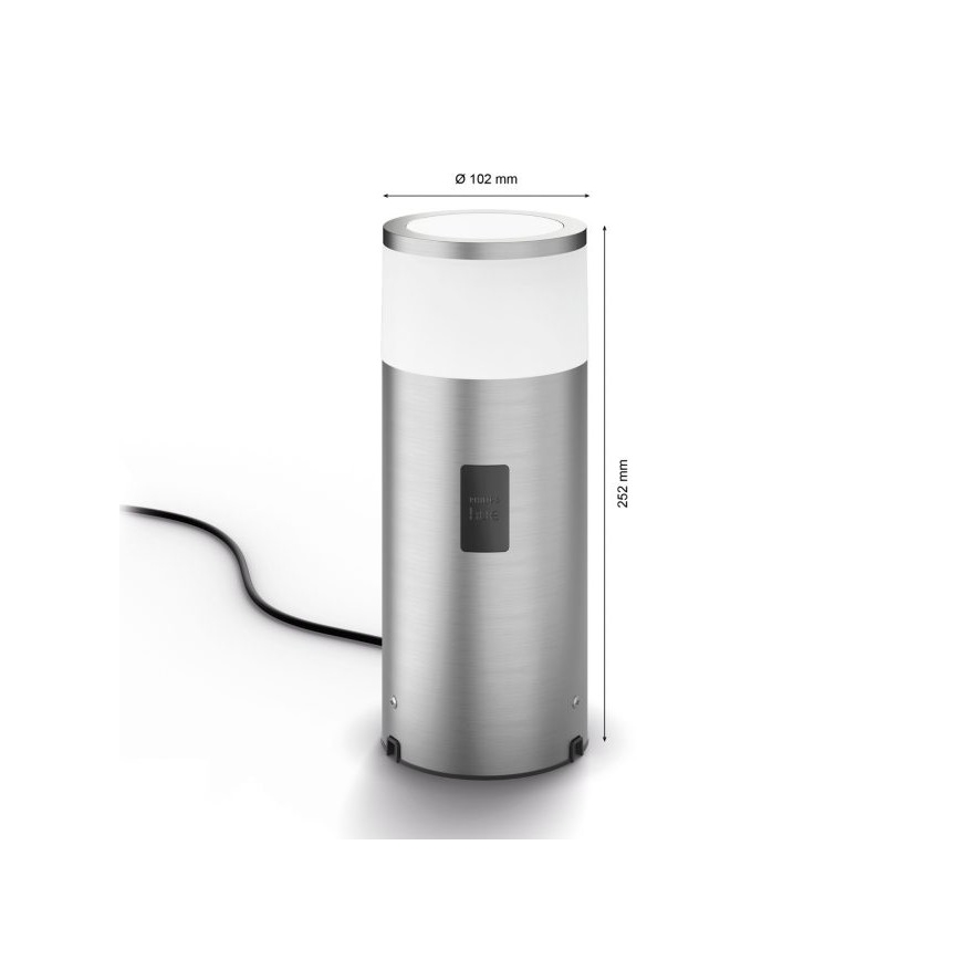 Philips - LED RGBW Stmívatelná venkovní lampa Hue CALLA LED/8W/230V IP44