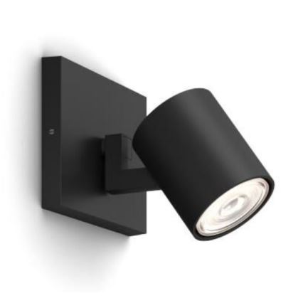 Philips - LED RGBW Stmívatelné bodové svítidlo RUNNER 1xGU10/6,5W/230V 2700-6500K černá