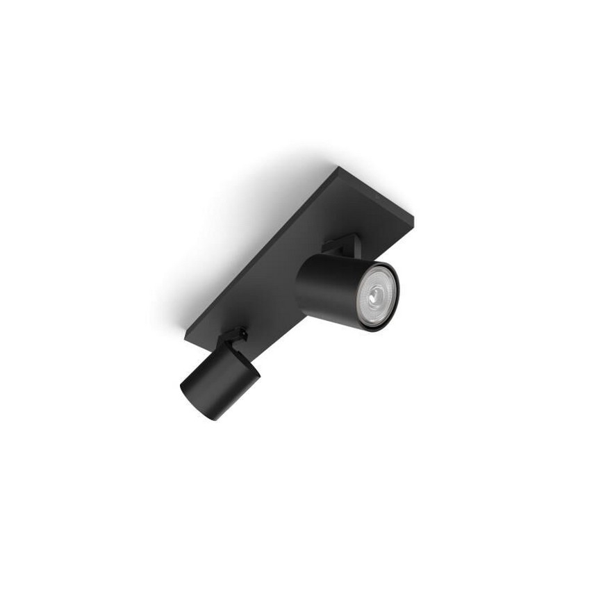 Philips - LED RGBW Stmívatelné bodové svítidlo RUNNER 2xGU10/6,5W/230V 2700-6500K černá