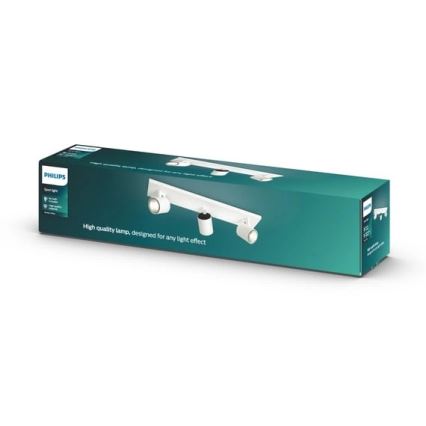 Philips - LED RGBW Stmívatelné bodové svítidlo RUNNER 3xGU10/6,5W/230V 2700-6500K bílá