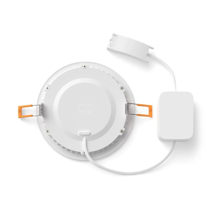Philips - LED RGBW Stmívatelné koupelnové podhledové svítidlo Hue SLIM LED/12W/230V IP44 2200-6500K