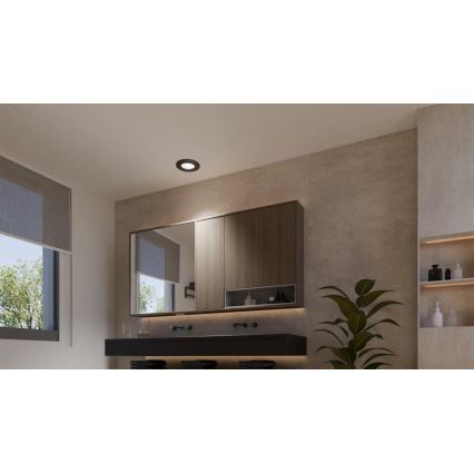 Philips - LED RGBW Stmívatelné koupelnové podhledové svítidlo Hue SLIM LED/12W/230V IP44 2200-6500K
