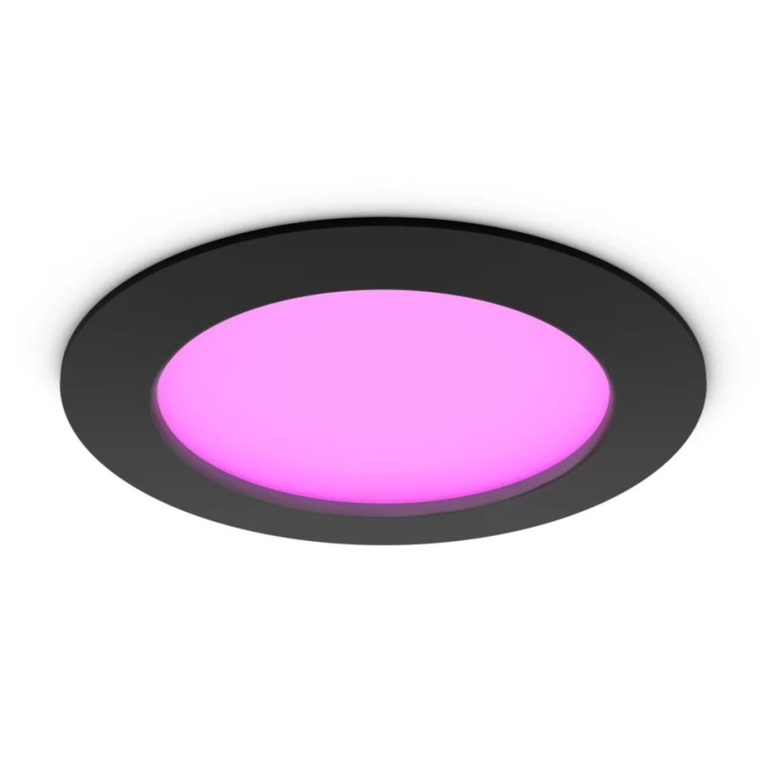 Philips - LED RGBW Stmívatelné koupelnové podhledové svítidlo Hue SLIM LED/12W/230V IP44 2200-6500K