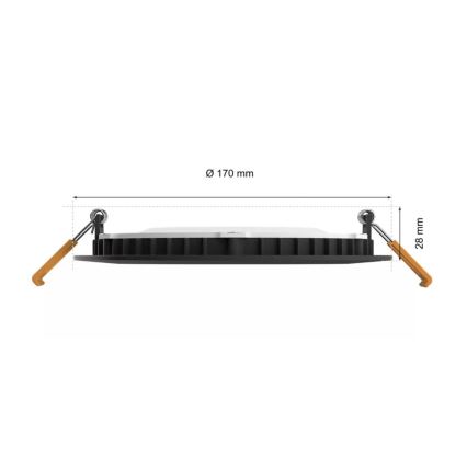 Philips - LED RGBW Stmívatelné koupelnové podhledové svítidlo Hue SLIM LED/12W/230V IP44 2200-6500K