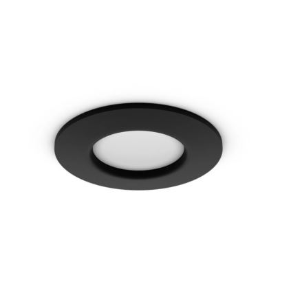 Philips - LED RGBW Stmívatelné koupelnové podhledové svítidlo Hue SLIM LED/8,3W/230V 2000-6500K IP44 černá
