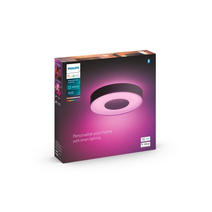 Philips - LED RGBW Stmívatelné koupelnové svítidlo Hue XAMENTO LED/33,5W/230V IP44 pr. 381 mm 2000-6500K