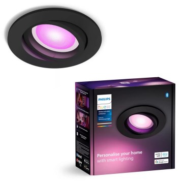 Philips - LED RGBW Stmívatelné podhledové svítidlo Hue CENTURA 1xGU10/4,2W/230V 2000-6500K