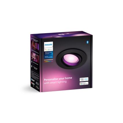 Philips - LED RGBW Stmívatelné podhledové svítidlo Hue CENTURA 1xGU10/4,2W/230V 2000-6500K
