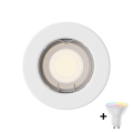 Philips - LED RGBW Stmívatelné podhledové svítidlo PERIDOT 1xGU10/6,5W/230V 2700-6500K bílá