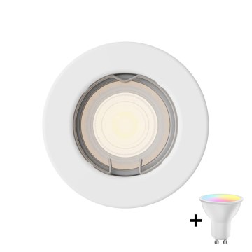Philips - LED RGBW Stmívatelné podhledové svítidlo PERIDOT 1xGU10/6,5W/230V 2700-6500K bílá