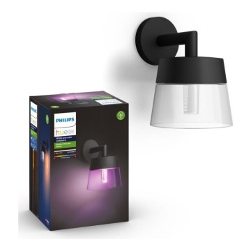 Philips - LED RGBW Stmívatelné venkovní nástěnné svítidlo Hue ATTRACT LED/8W/230V 2000-6500K IP44