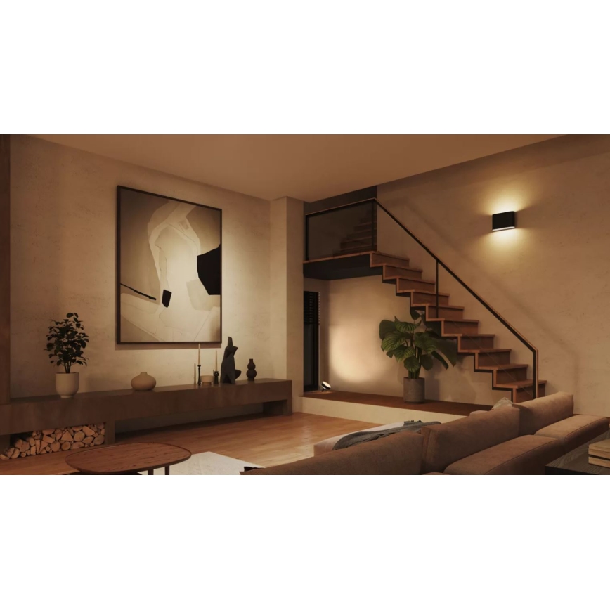 Philips - LED RGBW Stmívatelné venkovní nástěnné svítidlo Hue DYMERA 2xLED/10,2W/230V 2000-6500K IP44