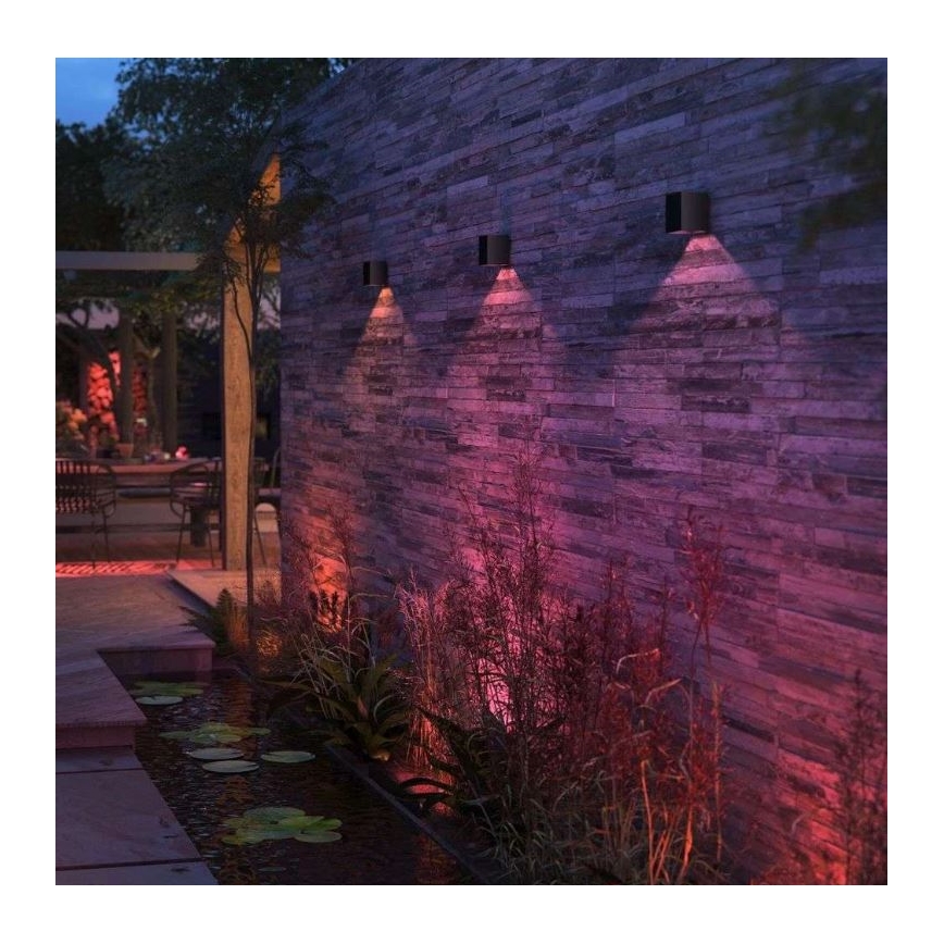 Philips - LED RGBW Stmívatelné venkovní nástěnné svítidlo Hue RESONATE LED/8W/230V 2000–6500K IP44