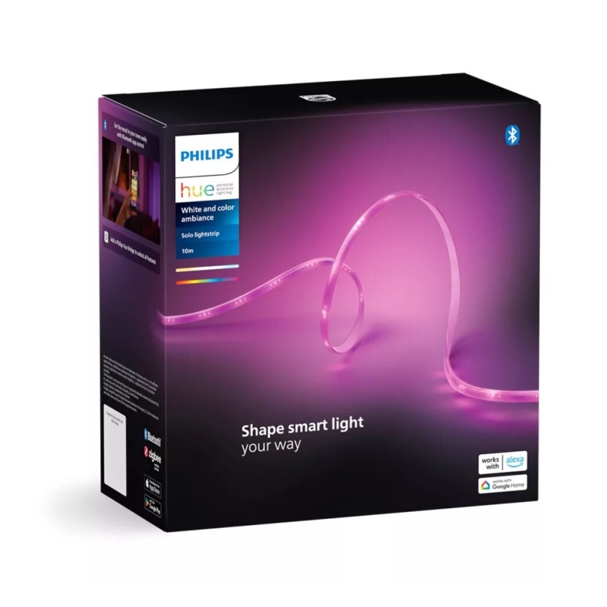 Philips - LED RGBW Stmívatelný pásek Hue WHITE AND COLOR AMBIANCE 10m LED/20W/230V 2000-6500K