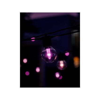 Philips - LED RGBW Stmívatelný venkovní řetěz Hue FESTAVIA 10xLED 7m IP65