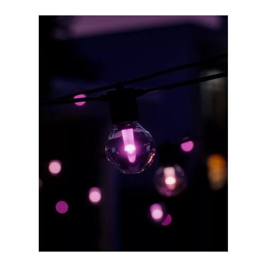 Philips - LED RGBW Stmívatelný venkovní řetěz Hue FESTAVIA 30xLED 21m IP65